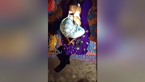 Cute asian college girl in doggy ass fuck pose with a dildo