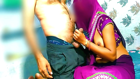 Hairy indian hottie has her husband fuck her in the doggy style