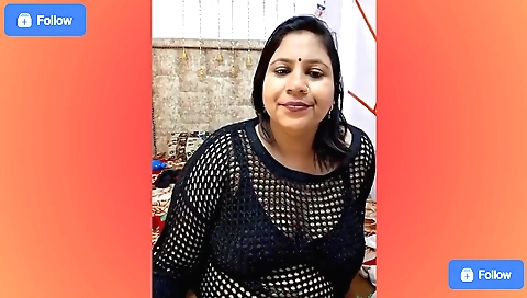 Horny amateur video with a hot brunette in a tight dress