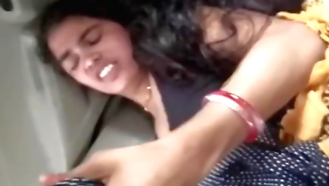 Amateur car sex video compilation clip with a brunette