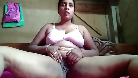 Indian wife finger fingering her husband's face 030988