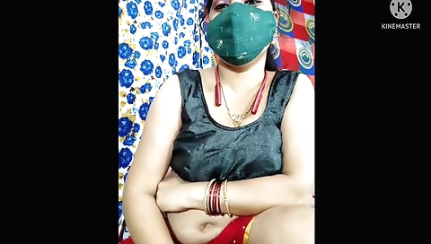 Horny chick in a blouse shows off her sexy body and boobs