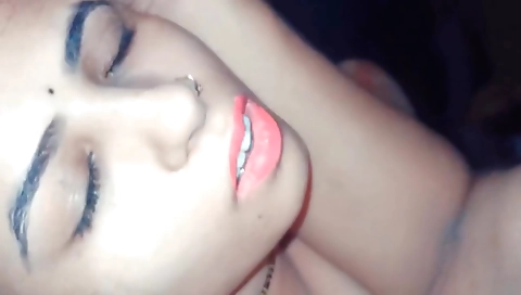 Indian slut in a tight black panties fucks her boyfriend