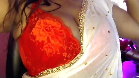 Sexy amateur girl with sexy clothes and big breasts