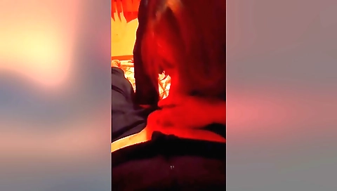 Blonde slut giving hard ass blowie in this porn video