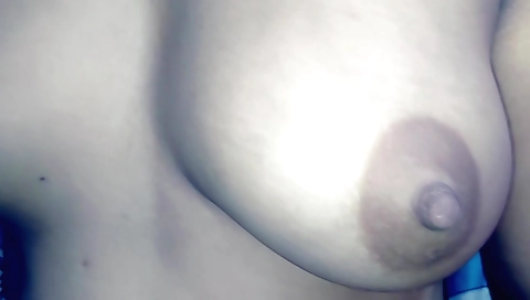 Indian girl with big boobs enjoys solo watching video