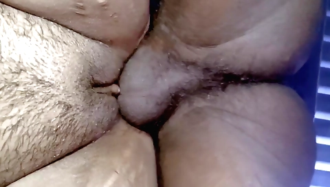 Hairy indian girl in a dress is in hot love with her husband