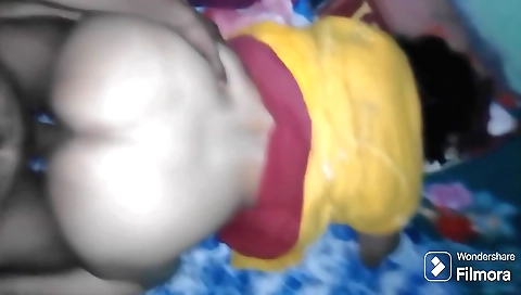 Chubby stepsister-in-law caught smoking in the bath