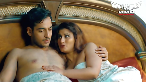 Horny brunette with a great body receives a nice massage