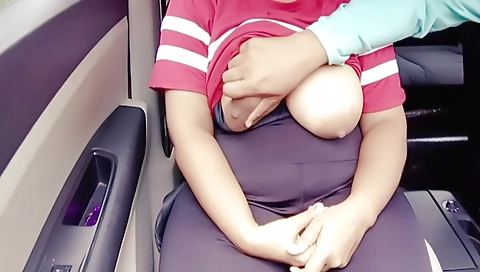 Indian girlfriend with big tits fucked by her partner