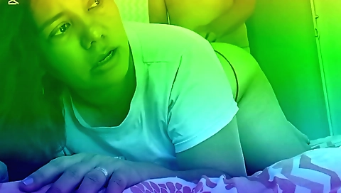 Indian brunette sucks and gets deep in her tight pussy