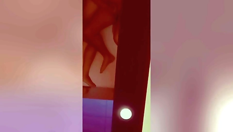 A brunette blowjob with an enthusiastic handjob on cam