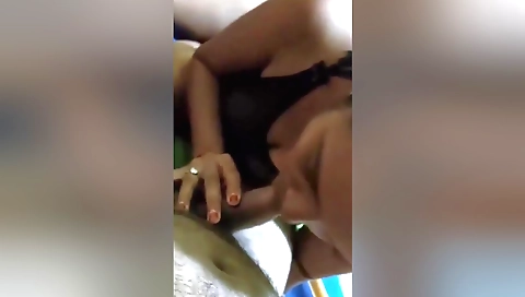 Indian girl sucking dick while moaning from deepthroat