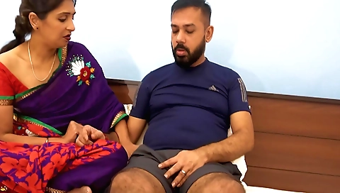 Tiny brunette freind and her ex-boyfriend are having fun together