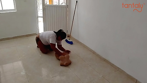 Indian brunette masturbates with a dildo in hd porn video