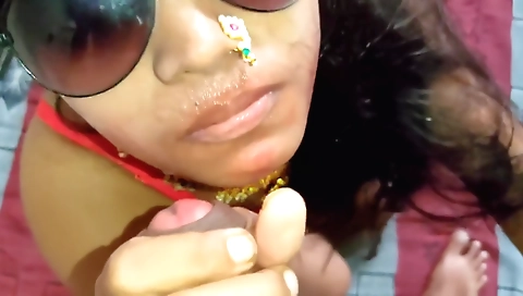 Bhabhi has a great facial to show us after giving it