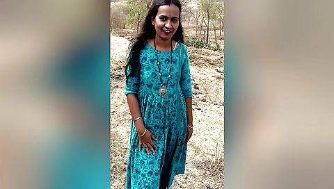 Indian beauty in sexy lingerie is standing on street