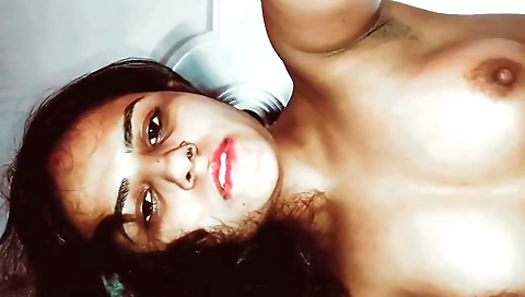 Indian stepbrother fucks his young brunette step-sister