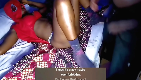 Indian teen girl 18+ enjoys rock and her stepmother-in-law's cock