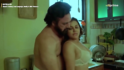 Buxom indian babe with big ass and big tits makes porn video