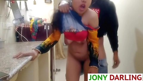 Hot stepmom in white dress giving me the best blowjob