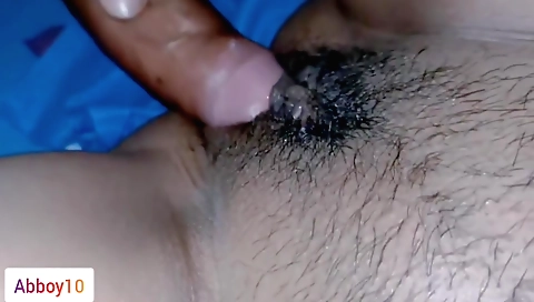 Creampied brunette in sexy red dress and stockings 1