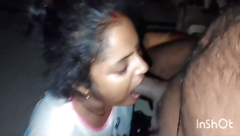 Indian brunette sucks a big dick in amateur pov video