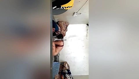 Stud gets his wife to masturbate and then fucks her