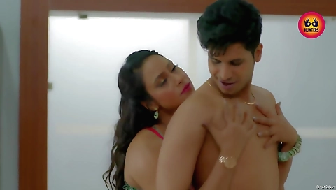 Hot brunette milf 18+ fucks a dude and a younger man