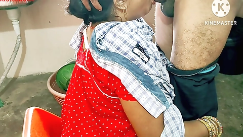 Indian brunette stepmom fucked by a big black cock