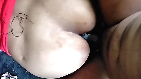 Amateur brunette 18+ woman with a nice face is getting fucked