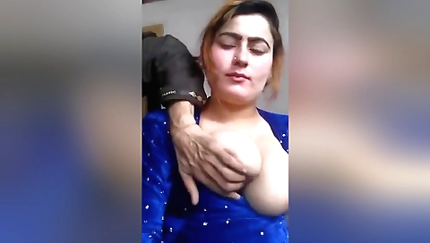 My gorgeous amateur babe is taking a large cock on webcam