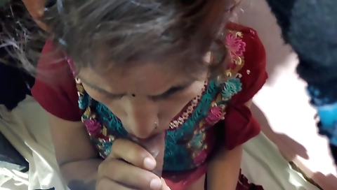 Indian bimbo's stepsister and her friend share the same dick