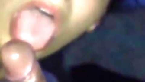 Big black cock gets on her throat and suck its length