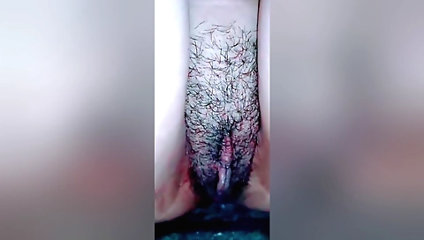 Hindu girl masturbates in bathroom and makes the water on her body