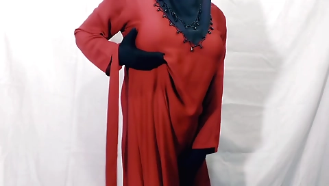 Indian Beautiful Hijabi Muslim Couple Thirsty For Fuck