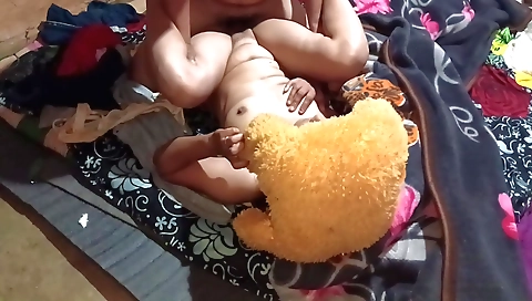 Indian girl is dressed in sexy dress for fun in my room