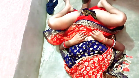 Slutty brunette whore with sexy clothes giving blowjob