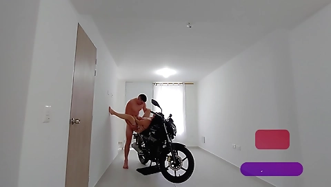 A sexy brunette in a sexy black dress fucks in her car