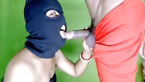 Desperate husband tries hard but wife's mouth is very horny