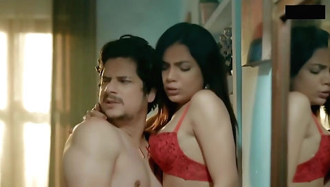 Indian milf is in the lingerie and enjoys a blowjob