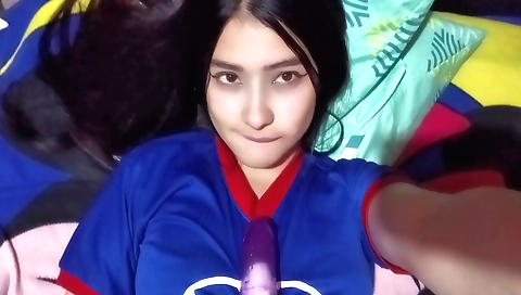 Indian solo female masturbating and moaning from her wet pussy