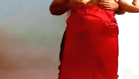 Indian girl has a big ass and a nice mouth in a big tits video