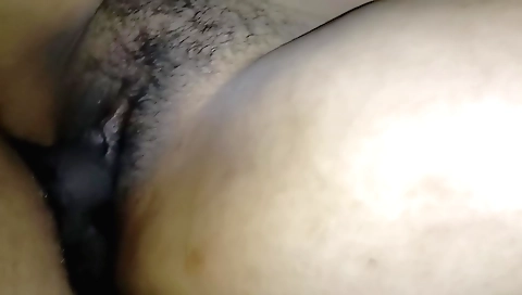 Amateur girl has a great sex life with her hairy cunt