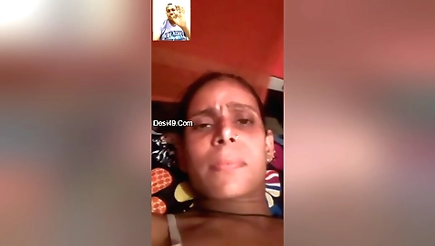 Hot girl with a hairy pussy masturbating in solo video