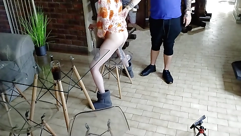 Indian amateur girl with huge ass enjoys her guy's blow