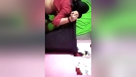 Indian girl with big cock has a hardcore homemade video