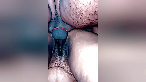 Indian stepmother-in-law in white outfit takes a bath