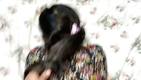 Brunette 18+ girl with big ass and natural boobs fucked in a hole